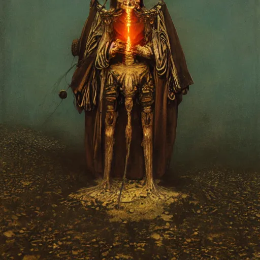 Prompt: style by millais, ( ( ( ( ( ( ( ( by beksinski ) ) ) ) ) ) ) ), portrait painting of mechanical victorian yokai, 8 k, highly detailed, octane render, by millais,