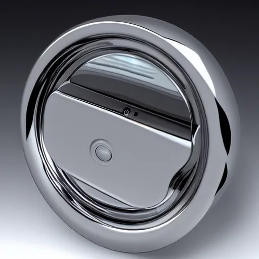 Prompt: chrome gadget from Sonic The Hedgehog 3, realistic photography, beautiful lighting