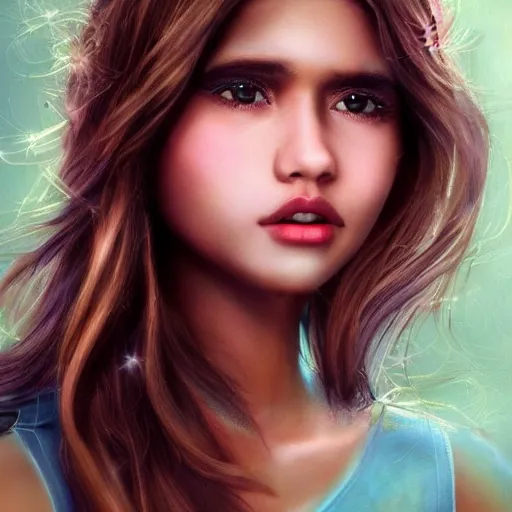 Prompt: realistic image of most beautiful girl in the world