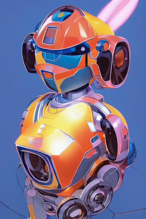 Image similar to metabots medabots medarotto medarot robot minimalist comics helmet mask neon cybereye, behance hd by jesper ejsing, by rhads, makoto shinkai and lois van baarle, ilya kuvshinov, rossdraws global illumination ray tracing hdr radiating a glowing aura