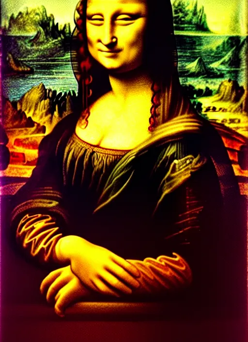 Prompt: mona lisa by salvador dali