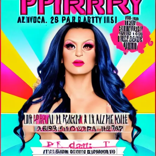 Prompt: party perry concert ad