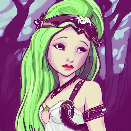 Image similar to A beautiful young girl, captured by Orcs, epic fntasy art style