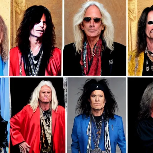 Image similar to The members of Aerosmith become Supreme Court justices