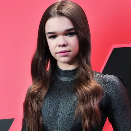 Prompt: hailee steinfeld as black widow