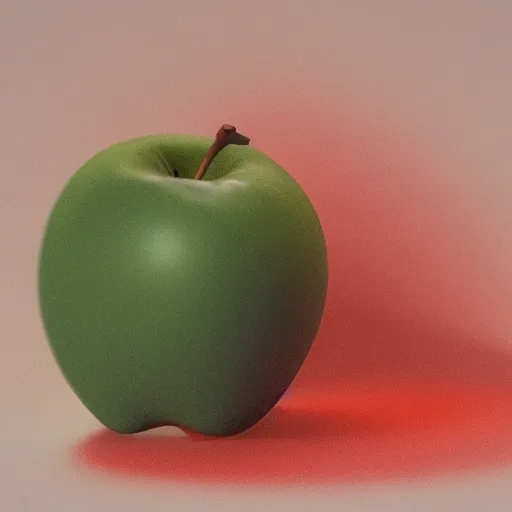 Image similar to Apofiss, still life of an apple, by Calarts and Apofiss, volumetric lighting, by Apofiss
