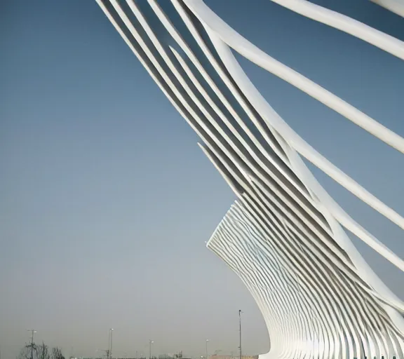 Prompt: the poetics of space by santiago calatrava