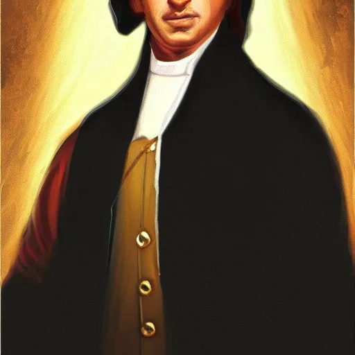 Image similar to painting of muslim joseph smith, 4 k