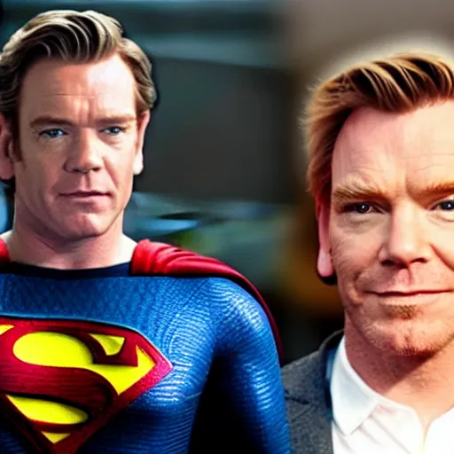 Image similar to Ewan McGregor is Superman