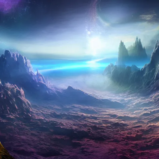 Prompt: 8k resolution matte fantasy painting of the depths of the eternal cosmic plains