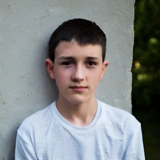 Image similar to Portrait of 14 years old boy