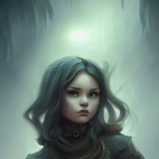 Prompt: photo of me looking sad after looking at the creativity other people have for creating images ultra wide lens shot , tiny, small, short, cute and adorable, pretty, beautiful, art portrait, matte fantasy painting, DeviantArt Artstation, by Jason Felix by Steve Argyle by Tyler Jacobson by Peter Mohrbacher, cinematic lighting