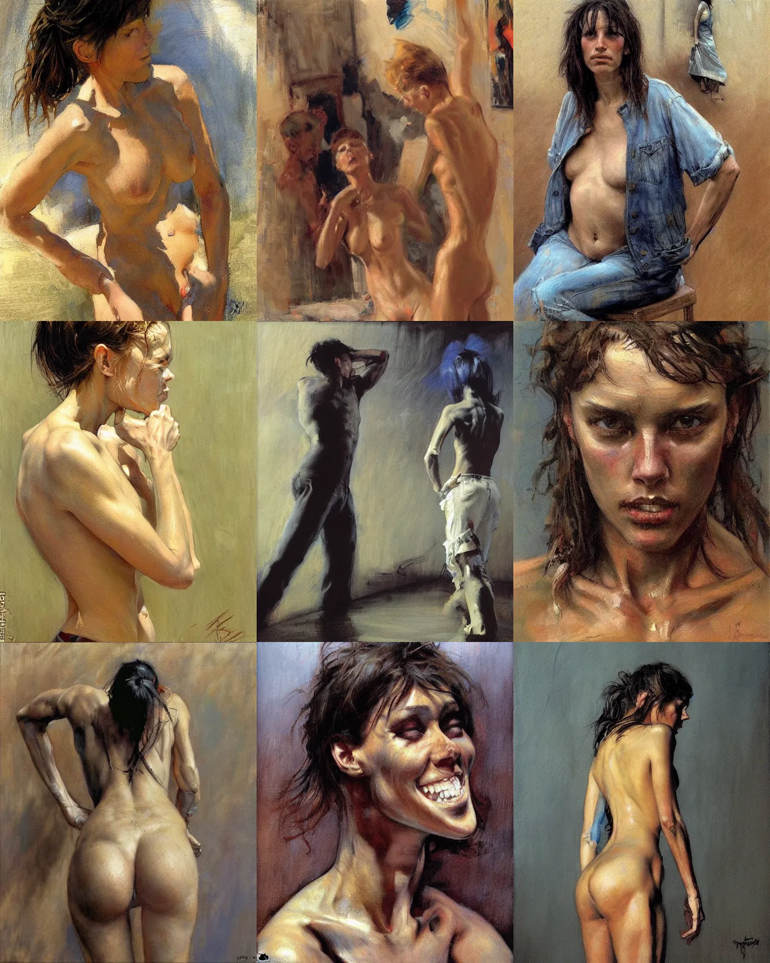 Prompt: painting by steve huston