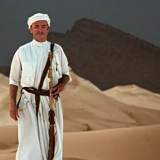 Image similar to bill murray as lawrence of arabia