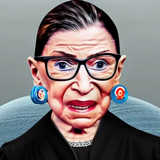 Prompt: ruth bader ginsburg in roblox