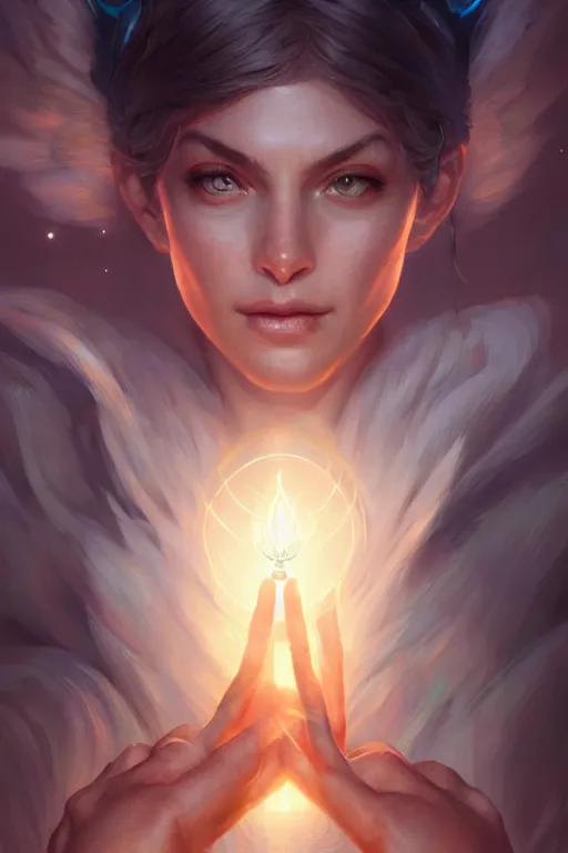 Image similar to goddess of the light, highly detailed, digital painting, artstation, concept art, smooth, sharp focus, illustration, unreal engine 5, 8 k, art by artgerm and greg rutkowski and edgar maxence