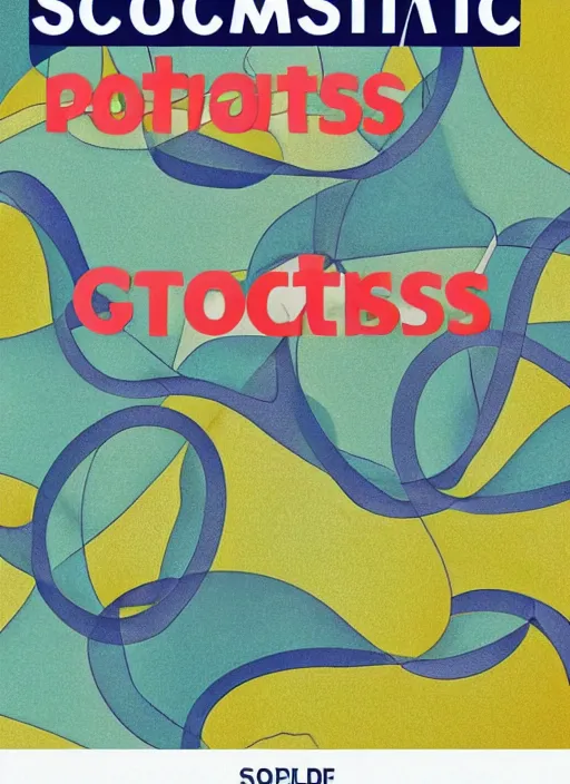 Prompt: Math textbook cover. Stochastic processes. 2022 edition