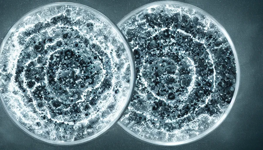 petri dish bacteria growth