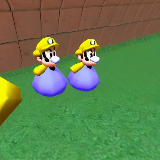 Image similar to swan in super mario 64 mod