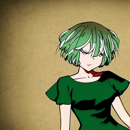 tatsumaki girl, anime, HD,, Stable Diffusion