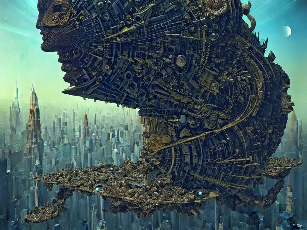Image similar to highly detailed photo of decadence, point of view : up, trending on deviantart, neo surrealism, sharp focus, 4 k, a lot of little details, octane, masterpiece, art by max ernst, art by jim burns