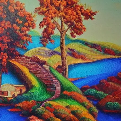 Prompt: Kurdistan, beautiful oil painting, award winning art