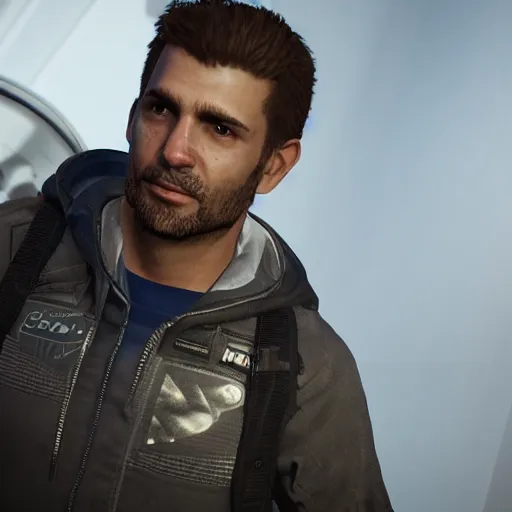 Prompt: Promotional image of the main male character of Supermassive Games's No One's Ever Really Gone, Unreal Engine 4