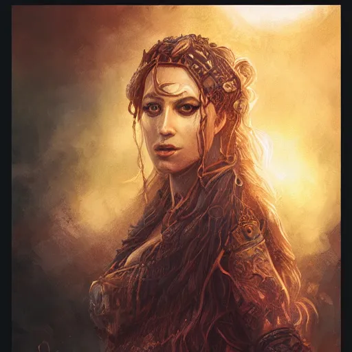 Prompt: Gracious Isis priestess portrait, atmospheric lighting, painted, intricate, volumetric lighting, beautiful, rich deep colors masterpiece, golden hour, sharp focus, ultra detailed, by Leesha Hannigan, Ross Tran, Thierry Doizon, Kai Carpenter,Ignacio Fernández Ríos