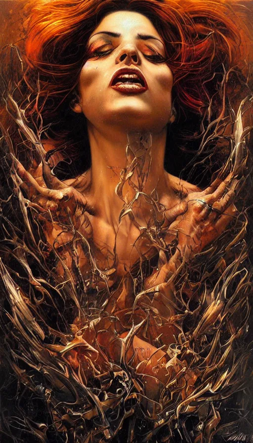 Image similar to rage, by karol bak