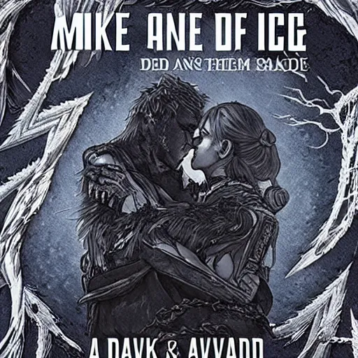 Prompt: A song of ice and book cover by Mike Savad. Dark, intricate, highly detailed, smooth