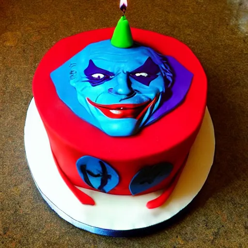 Joker Face Cake - CakeCentral.com