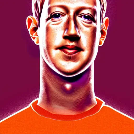 Prompt: Mark Zuckerberg in a UFO, digital art