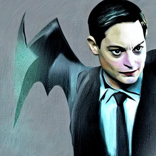 Image similar to Tobey Maguire as Batman