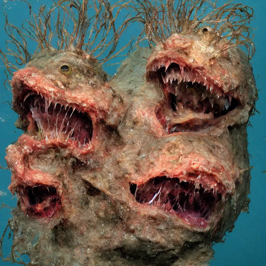 Image similar to horrifying angler fish