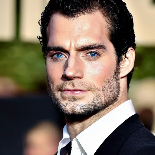 Image similar to Closeup Photograph of Henry Cavill