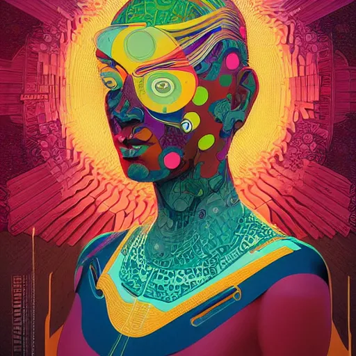 Image similar to portrait of godel's completeness theorem, by tristan eaton, victo ngai, peter mohrbacher, artgerm,