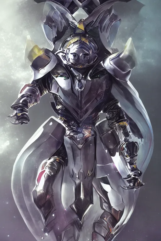 Image similar to helmet armor guardian destiny in witch queen illumination ray tracing hdr fanart arstation by sung choi robot ninja mask and eric pfeiffer and gabriel garza and casper konefal