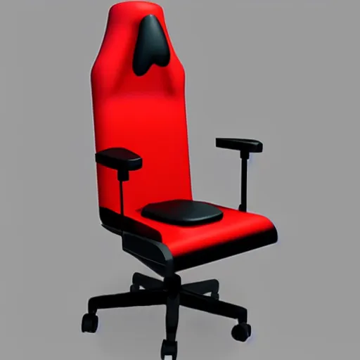 Image similar to apple product, gamer chair, smart gamer chair, highly detailed, new technology