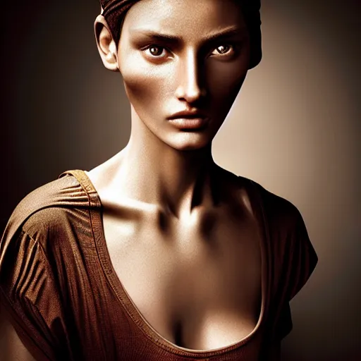 Image similar to female supermodel with translucent skin, beautiful detailed intricate insanely detailed octane render, 8K artistic photography, photorealistic, chiaroscuro, by Steve Mccurry, Joey L, Raphael, Caravaggio