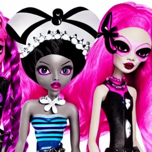 Prompt: monster high, still from the movie clueless.