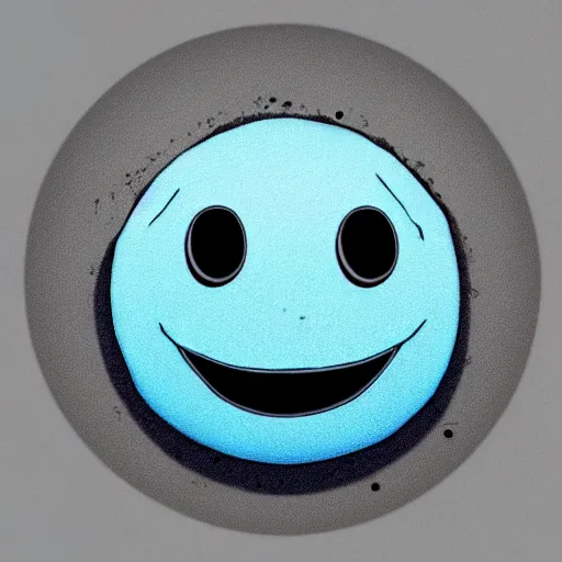 Prompt: the most cutest adorable happy picture of a blue ball face, key hole on blue ball, locklegion, lock for face, keyhole faceial movement, chibi style, wooperlock, wooper lock, black keyhole face, adorably cute, enhanched, deviant adoptable, digital art Emoji collection