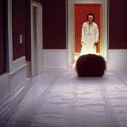 Image similar to a still of moist critikal in the shining