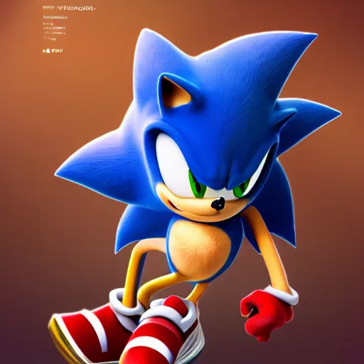 ArtStation - Classic Sonic - Sonic Speed Simulator
