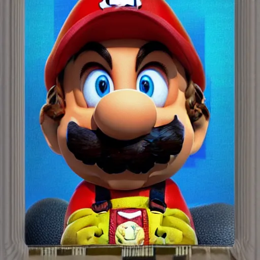 Image similar to Jack Black as super Mario