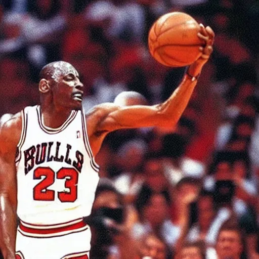 Prompt: Michael Jackson as Michael Jordan