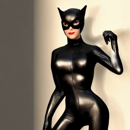 Prompt: 3d render of Catwoman, photorealistic, finalRender, octane, Unreal Engine