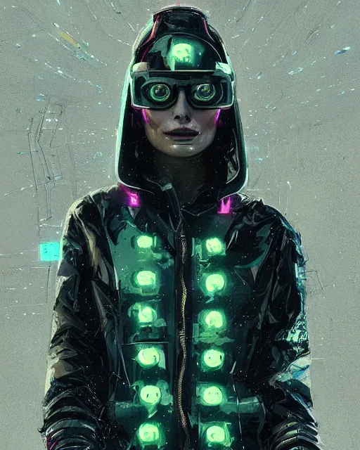 Image similar to neon operator margot robbie, cyberpunk futuristic neon, reflective puffy coat, decorated with traditional japanese ornaments by ismail inceoglu dragan bibin hans thoma greg rutkowski alexandros pyromallis nekro rene maritte illustrated, perfect face, fine details, realistic shaded, fine - face, pretty face