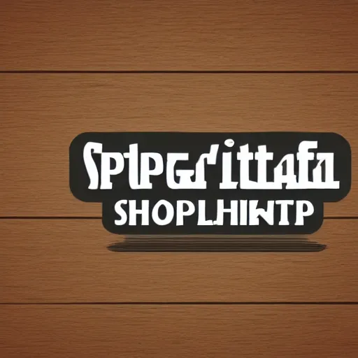 Prompt: app logo for a spatula shop