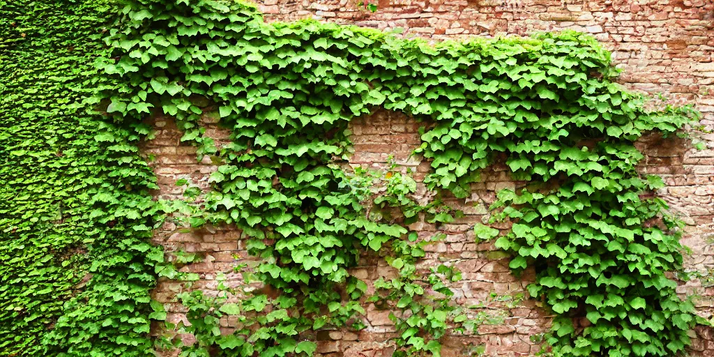 Prompt: cottage wall, outside garden courtyard with vines and ivy growing up the wall, beautiful roses, flowers + serene + lush greenery + beautiful + highly detailed, sunny day, muted tones, soft lighting, 8 k post - processing, depth, detailed, layered