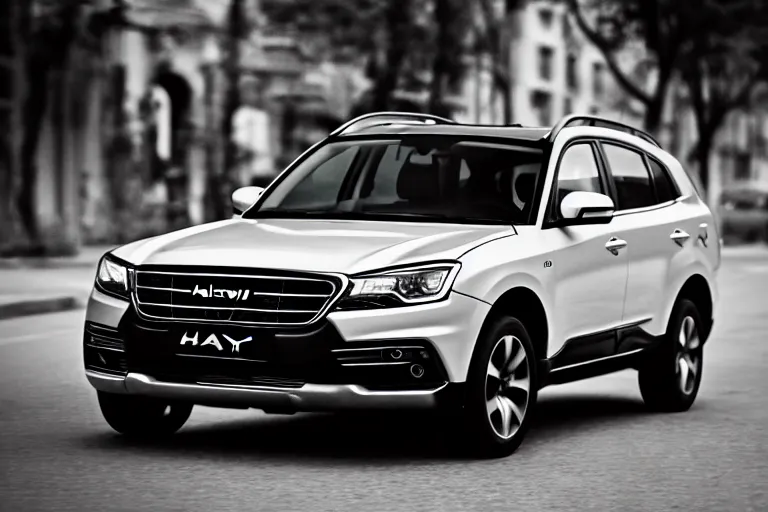 Prompt: haval f 7, black black black black color, cinematic, 3 5 mm